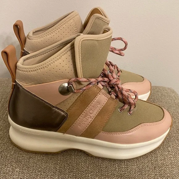 🎉🎊HOST PICKS 🎊🎉See By Chloé Casey High Top Platform Hiker Sneakers MSRP$495 - Picture 13 of 16
